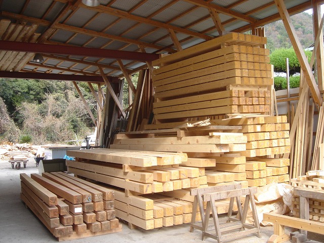木材の準備・乾燥