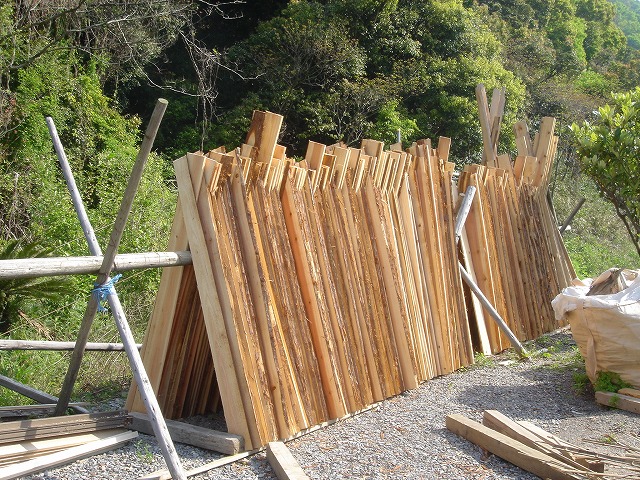 木材の準備・乾燥6