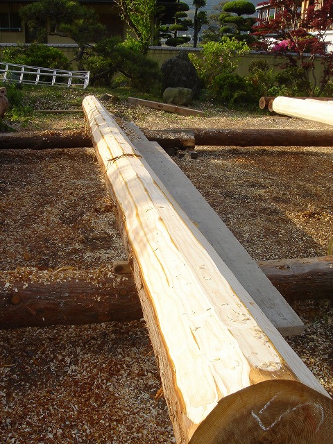 木材の準備・乾燥12