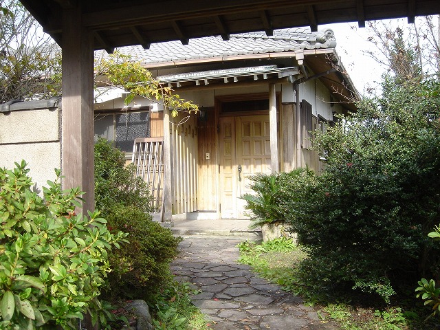 解体前~門の敷居の様子2