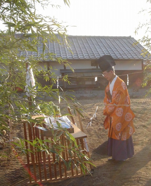 地鎮祭の様子3