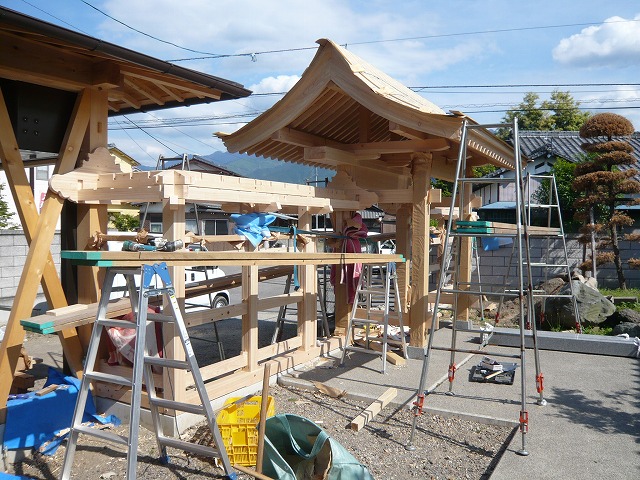塀 建前工程1