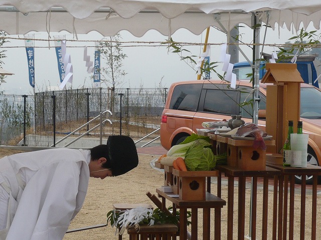 地鎮祭の様子4